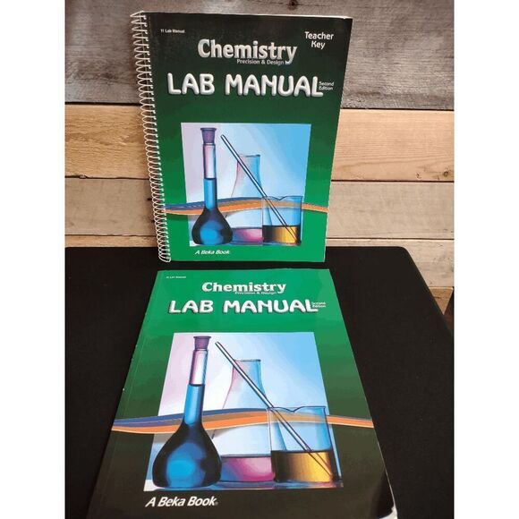 Chemistry Precision & Design Lab Manual Grade 11 (2nd Ed, Abeka) Teacher/Student - Picture 1 of 3